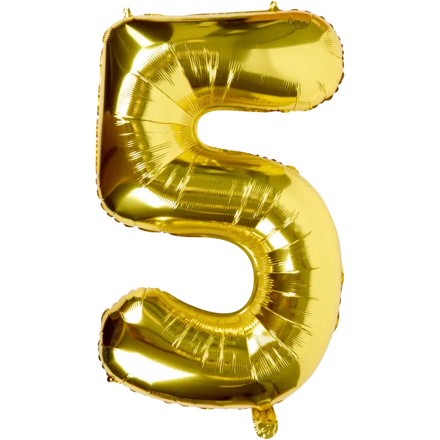 Ballon d'aluminium chiffre