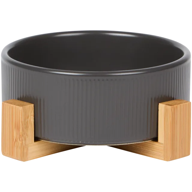 Gamelle avec socle en bambou
