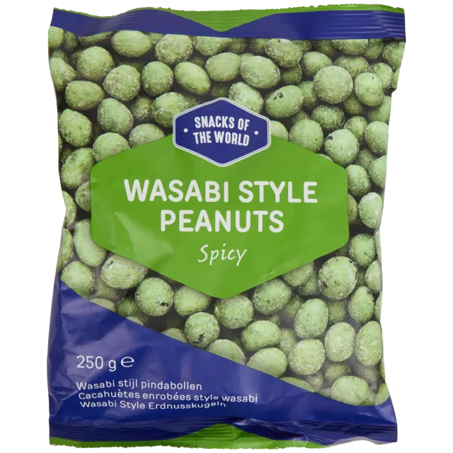 Cacahuètes au wasabi Snacks of the World