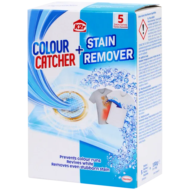 Lingettes anti-décoloration et détachantes K2r