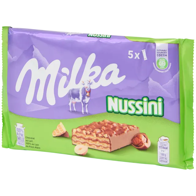 Milka Nussini wafels