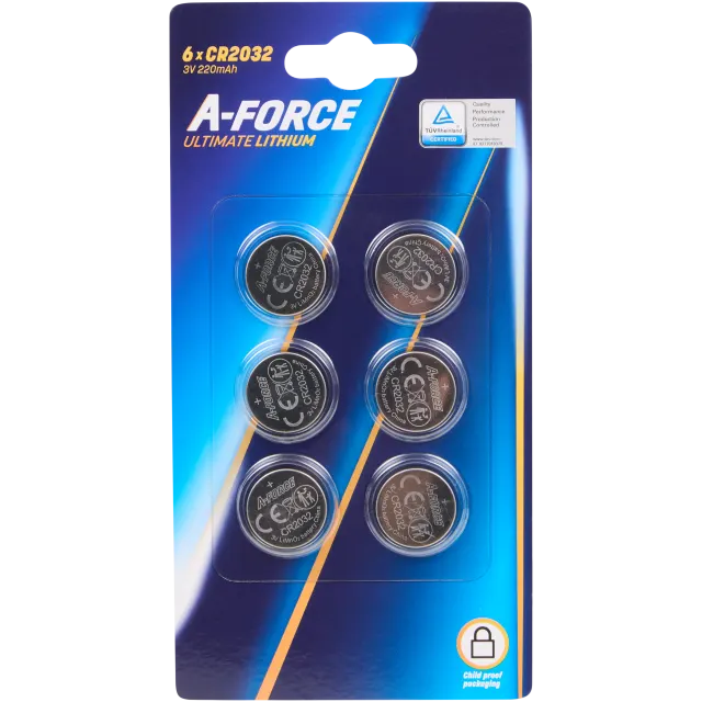 Piles boutons A-Force CR