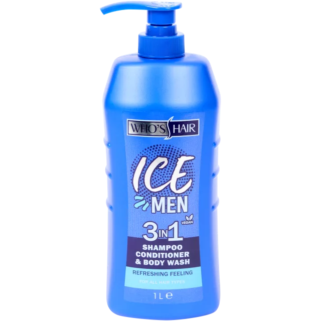 Gel douche Who's Hair Ice Men 3-en-1