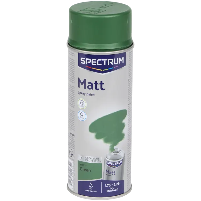 Peinture en aérosol Spectrum Vert mat