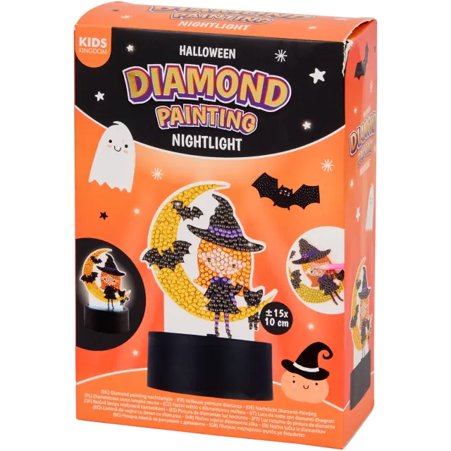 Peinture diamant veilleuse Kids Kingdom Halloween