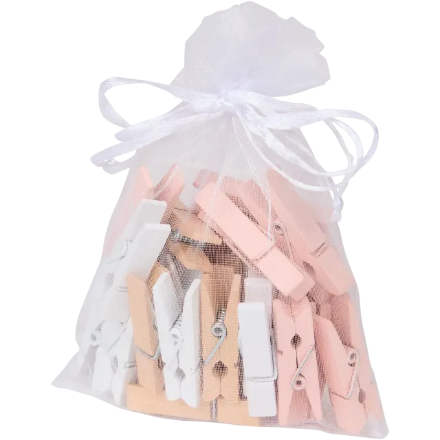 Pinces ou boutons en bois Hobby Flora