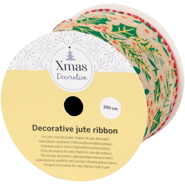 Ruban cadeau avec imprimé
