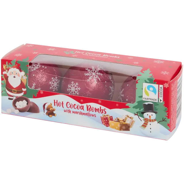 Bombes de chocolat chaud avec guimauves