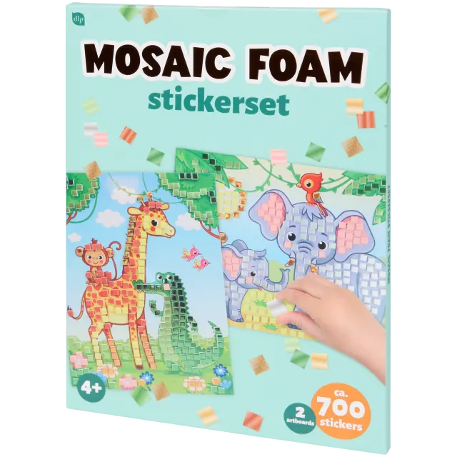 Mosaïque et adhésifs créatifs