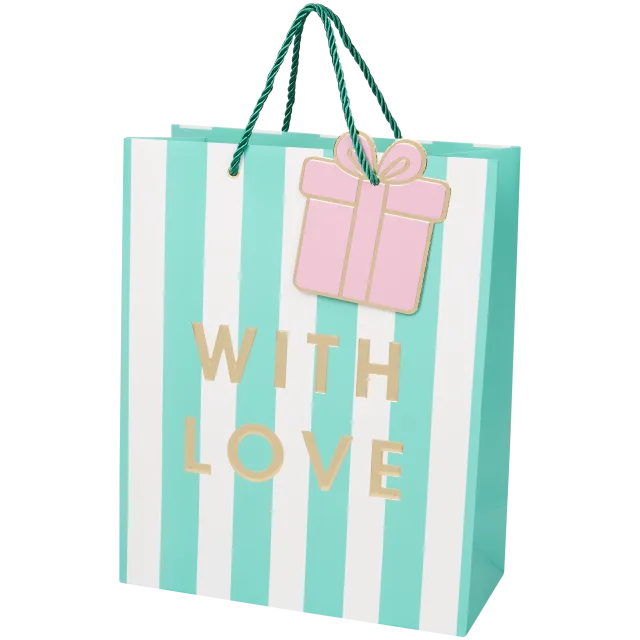 Sac cadeau à motif Avec