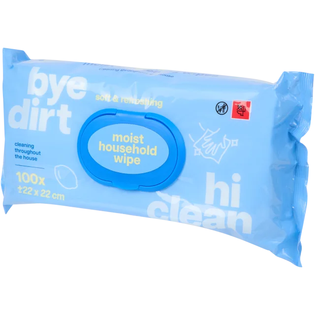 Lingettes nettoyantes humides