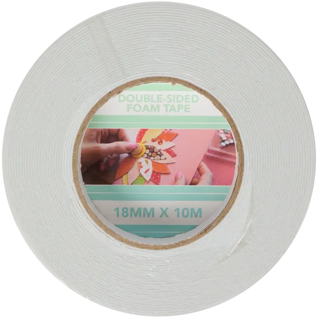 Ruban adhésif double face mousse