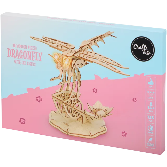 Puzzle en bois 3D LED Crafts & Co