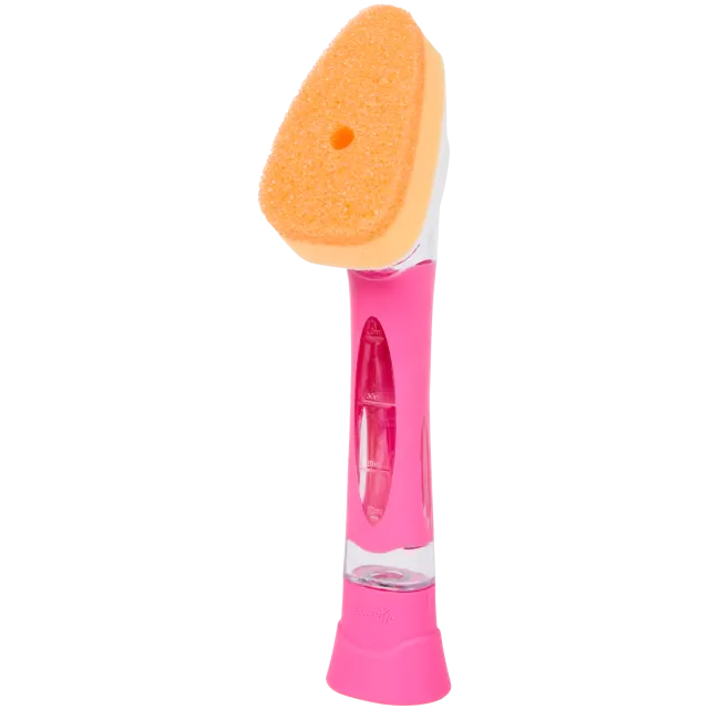 Brosse à vaiselle avec distributeur de savon CleanRite