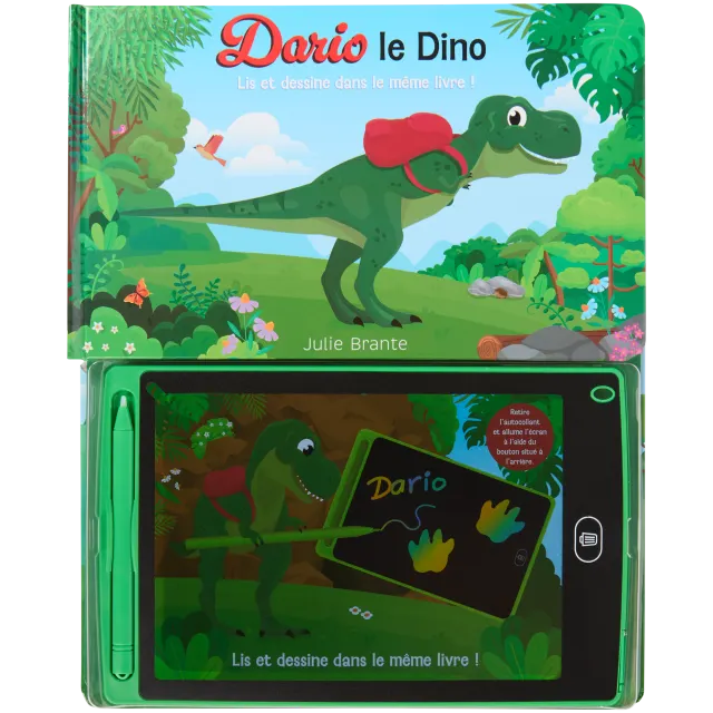 Livre pour enfants interactif avec tablette à dessin