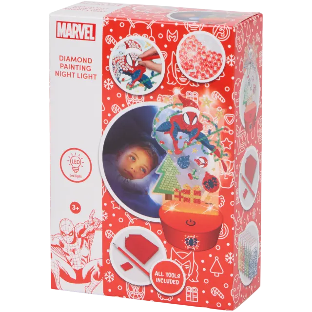 Peinture diamant veilleuse de Noël