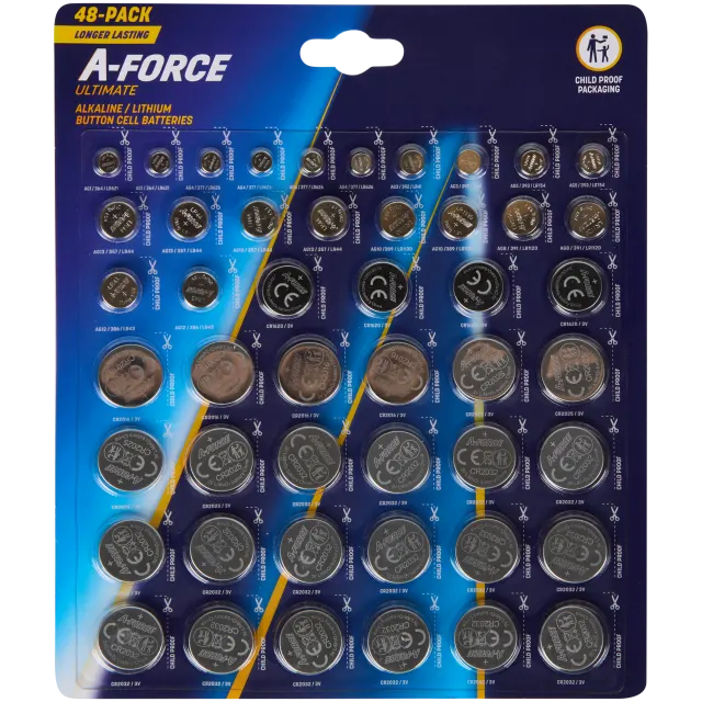 Piles boutons A-Force