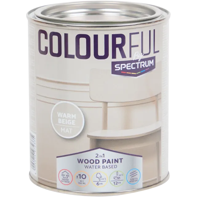 Peinture pour meubles 2-en-1 Spectrum Colourful Beige