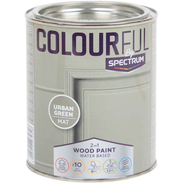 Peinture pour meubles 2-en-1 Spectrum Colourful Urban Green