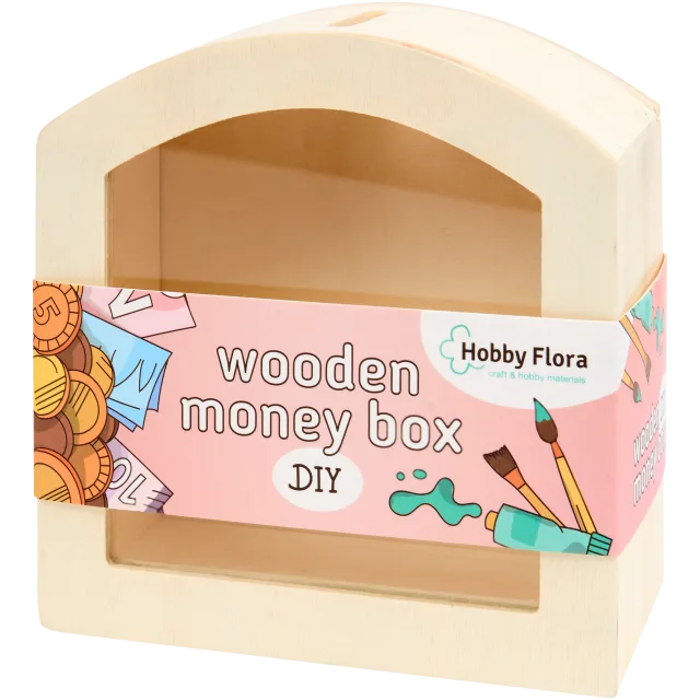Kit créatif tirelire Hobby Flora