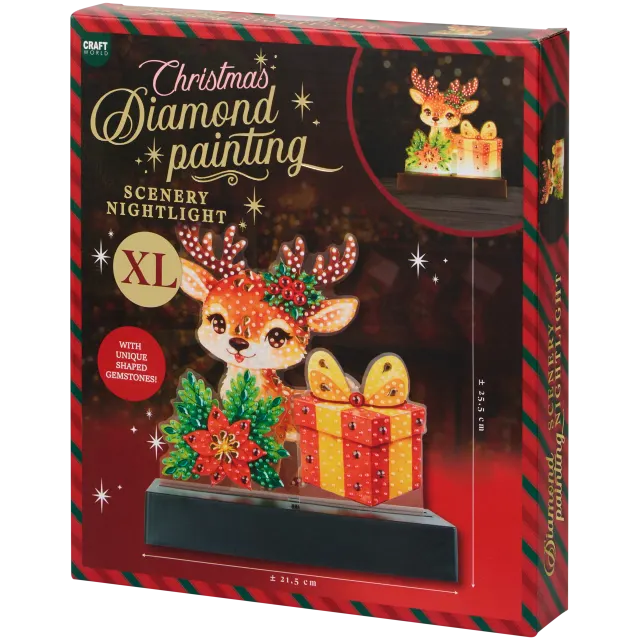 Peinture diamant de Noël LED