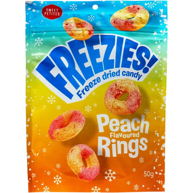 Bonbons lyophilisés Pêche