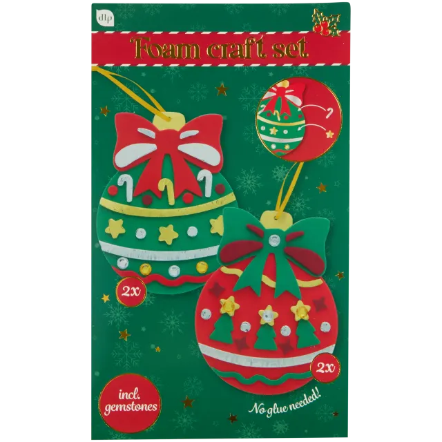 Kit créatif décoration de Noël en mousse