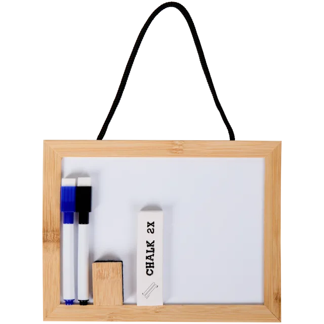 Ardoise 2-en-1 et tableau blanc