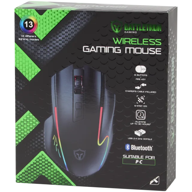 Souris de gaming sans fil Battletron