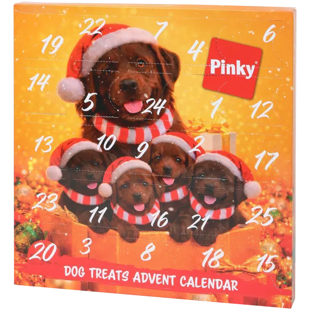 Calendrier de l’Avent pour chien Pinky