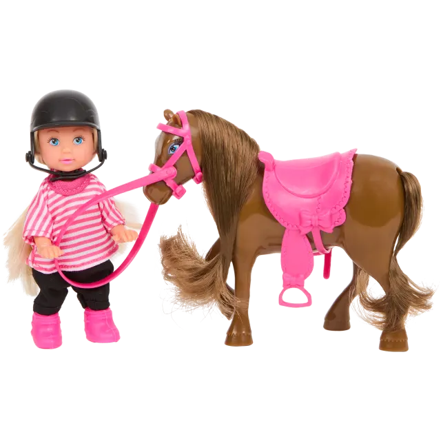 Poupée avec poney Simba Evi Love
