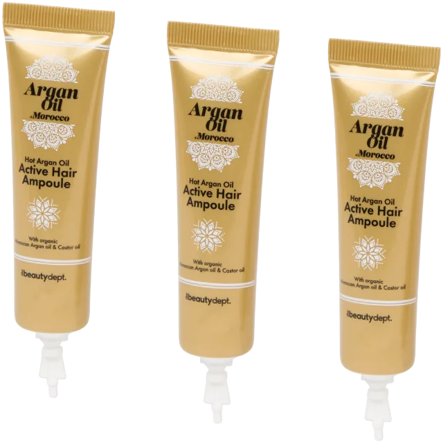Ampoules capillaires à l'huile d'argan The Beauty Dept.