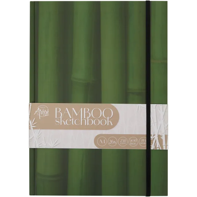Carnet de croquis en bambou