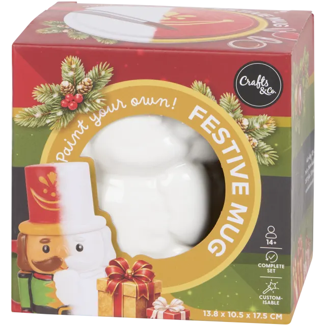 Kit peinture mug de Noël Crafts & Co