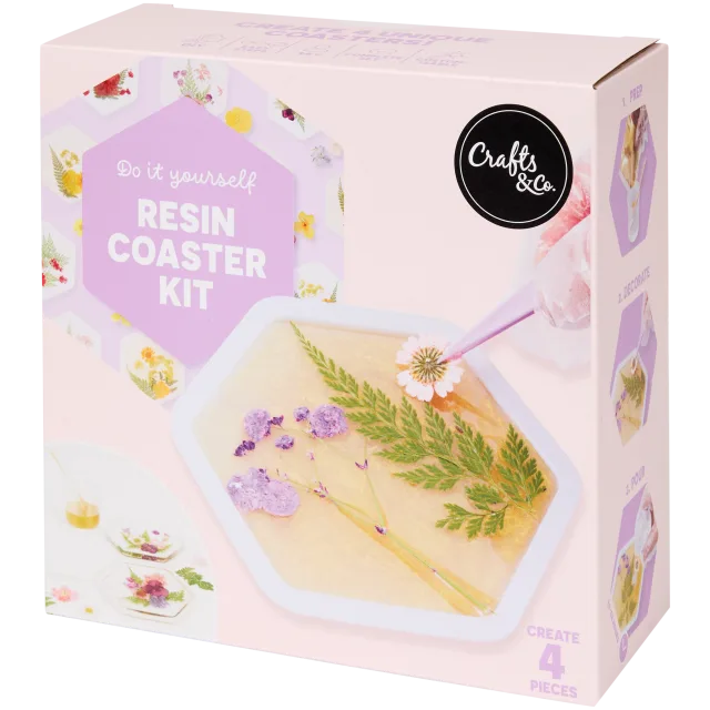 Crafts & Co maak je eigen epoxy onderzetters