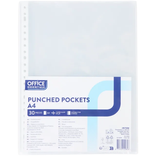 Pochettes A4 Office Essentials