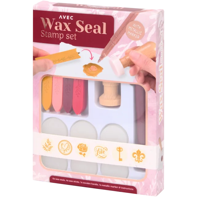 Kit créatif tampons en cire Avec