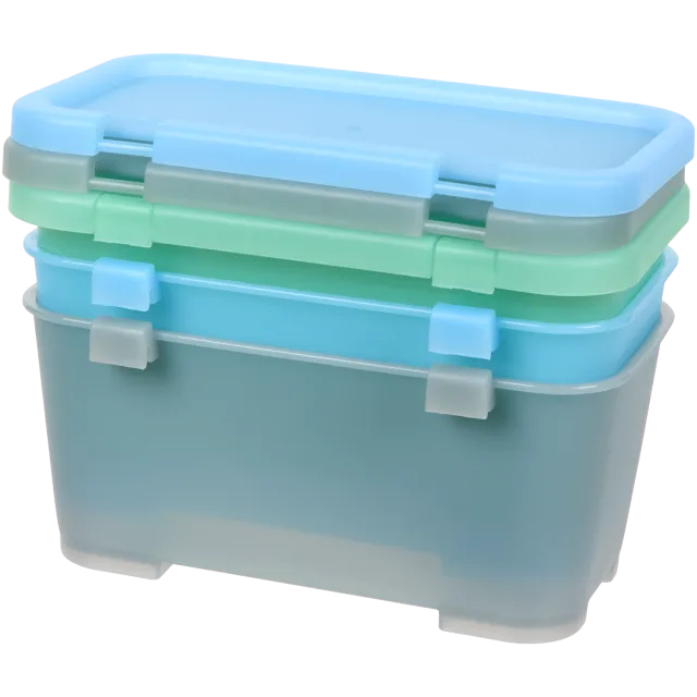 Boîtes de rangement avec couvercle