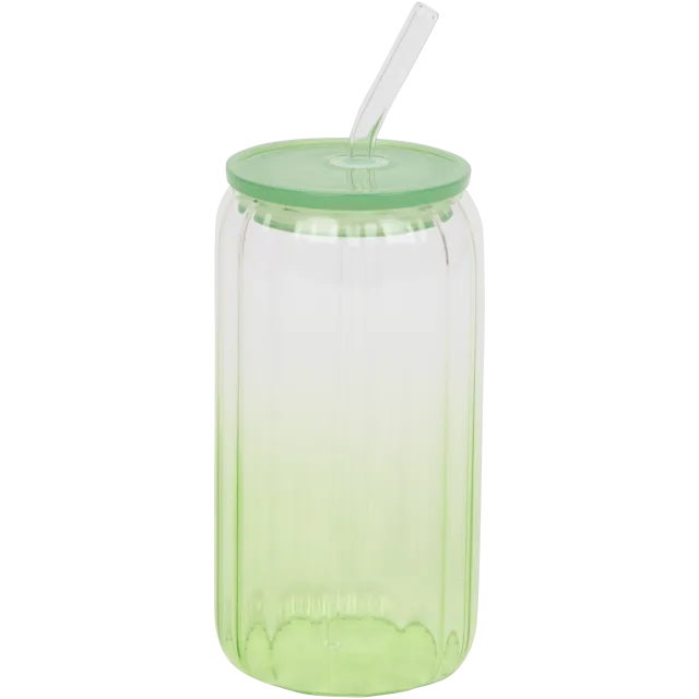 Verre avec paille