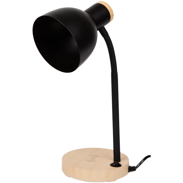 Bureaulamp met draadloze lader