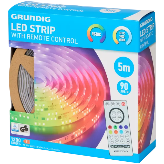 Ruban LED avec télécommande Grundig