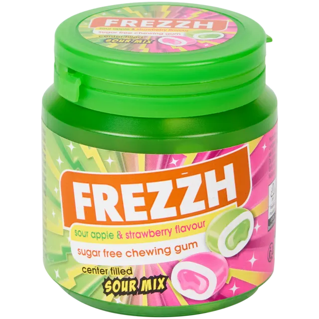 Chewing-gums Frezzh Pomme acidulée & Fraise