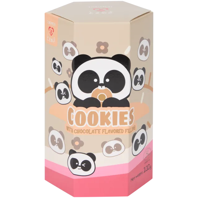 Biscuits panda fourrés au chocolat Tokimeki