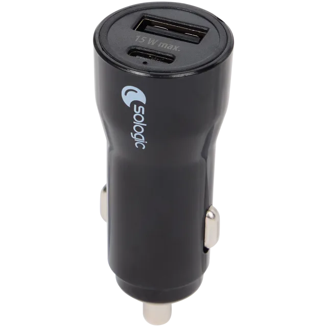 Chargeur allume-cigare à 2 ports Sologic