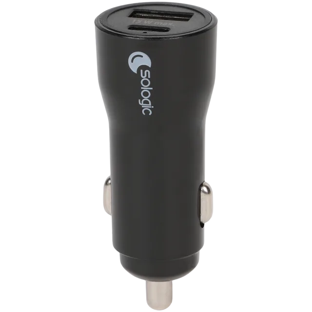 Chargeur allume-cigare à 2 ports Sologic