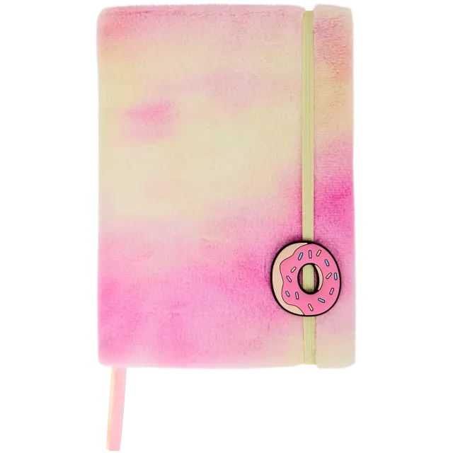 Carnet de notes en peluche