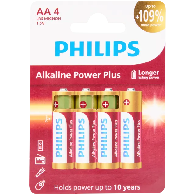 Philips batterijen AA