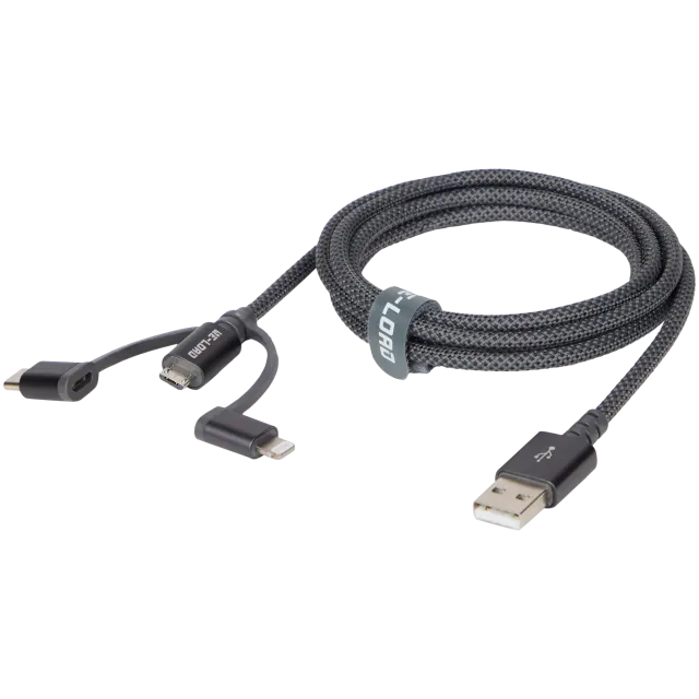 Câble de charge et de transfert 3-en-1 Re-load
