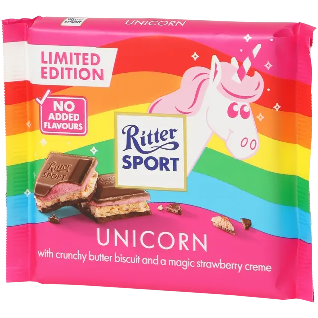 Chocolat Ritter Sport Licorne