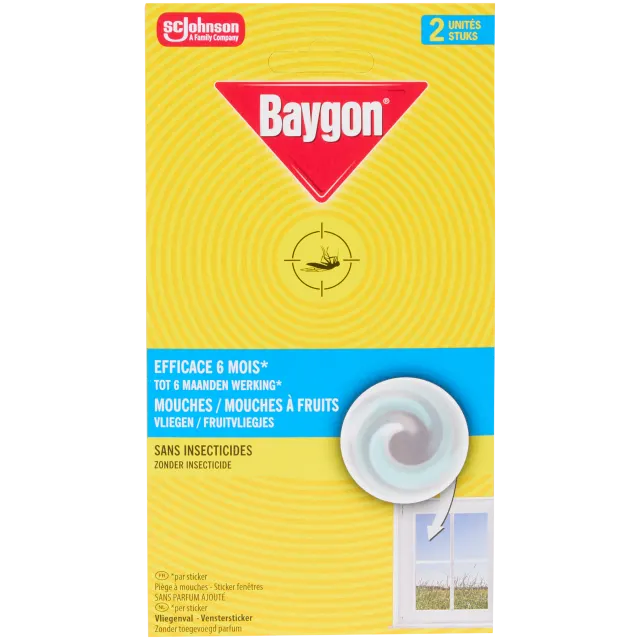 Autocollants de fenêtre anti-mouches Baygon